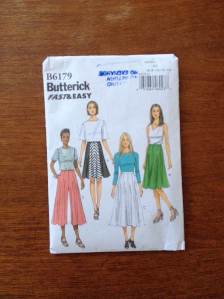 Butterick pattern B6179 skirt view B (cut to length A as I am super short)