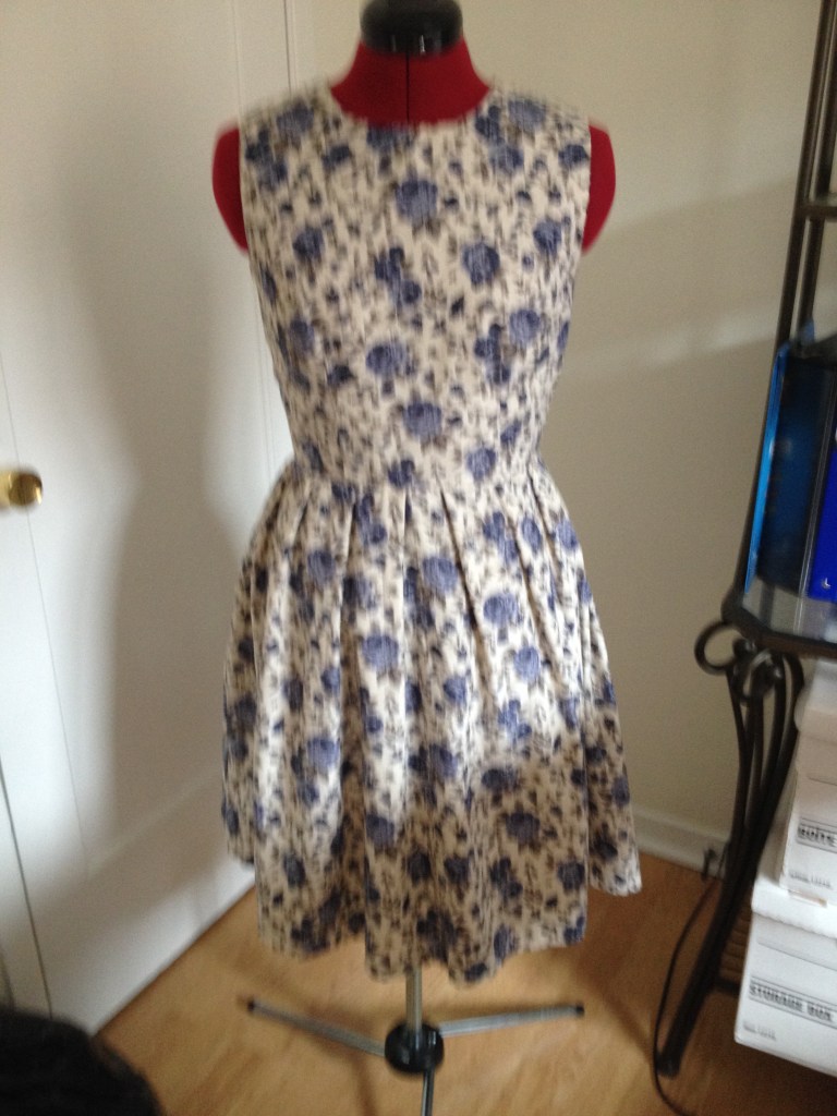 This is the summery version of the dress I'll be making. 