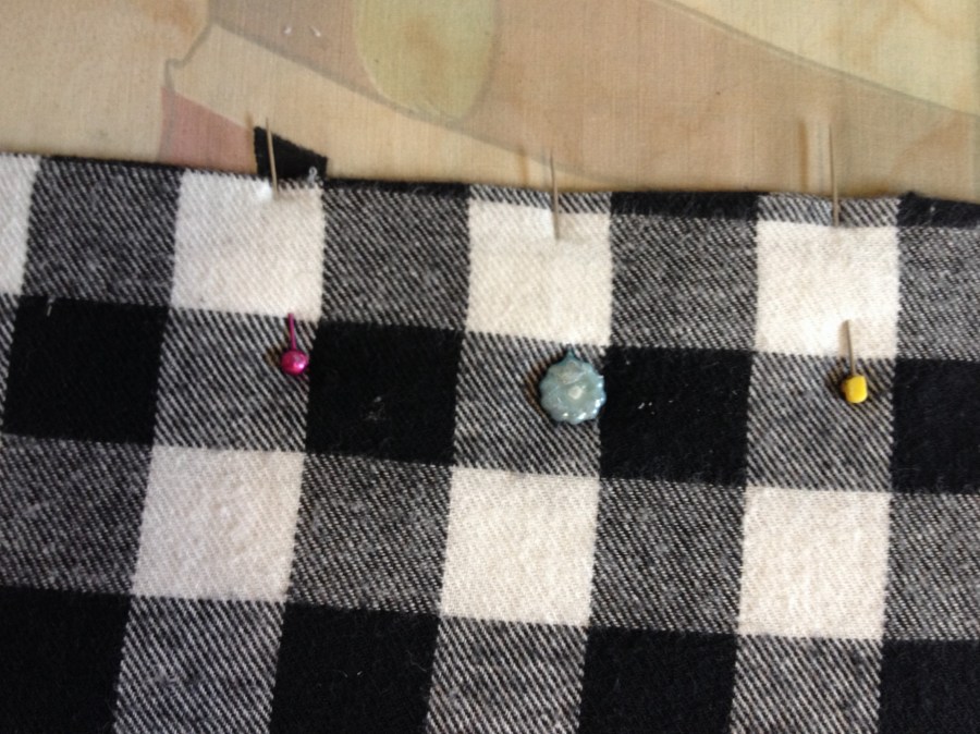 Pin the gap closed and press.